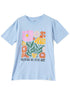 Sky Printed O.S Short - Sleeve Design 14 - Khotwh