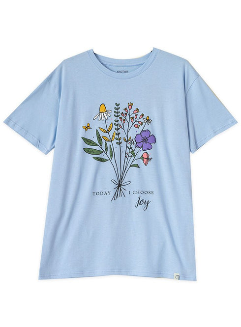Sky Printed O.S Short - Sleeve Design 17 - Khotwh
