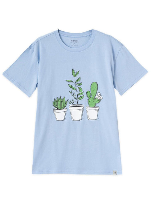 Sky Printed O.S Short - Sleeve Design 9 - Khotwh