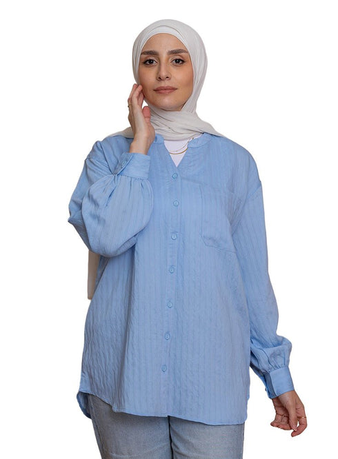 Sky RD - V - Neck Shirt - Khotwh