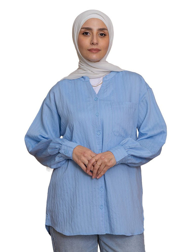 Sky RD - V - Neck Shirt - Khotwh