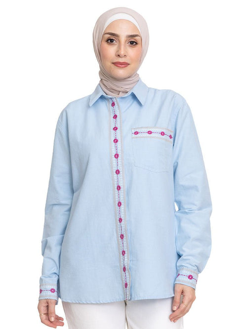 Sky Western Shirt - Khotwh