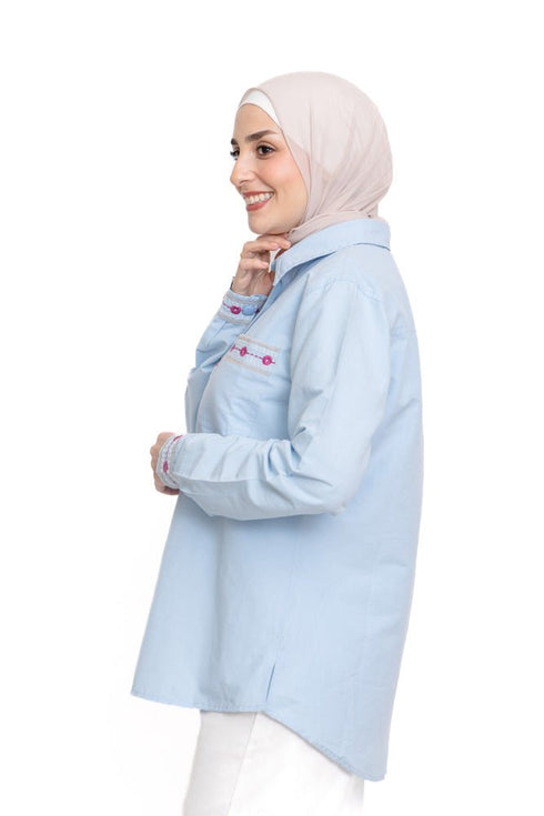 Sky Western Shirt - Khotwh