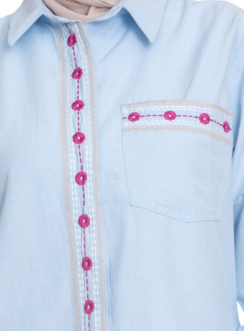 Sky Western Shirt - Khotwh