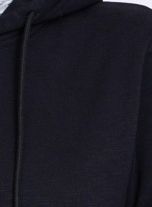 Slab Black Hoodie Vent - Khotwh