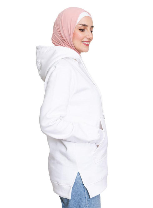 Slab White Hoodie Vent - Khotwh