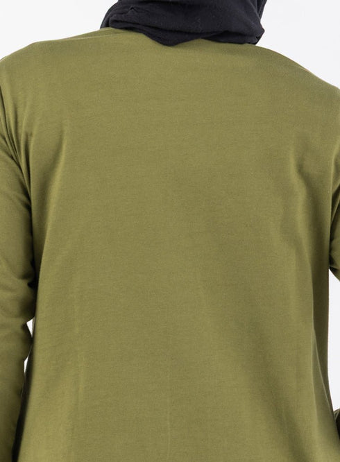 Smoke Green Cur.Long - Sleeve - Khotwh