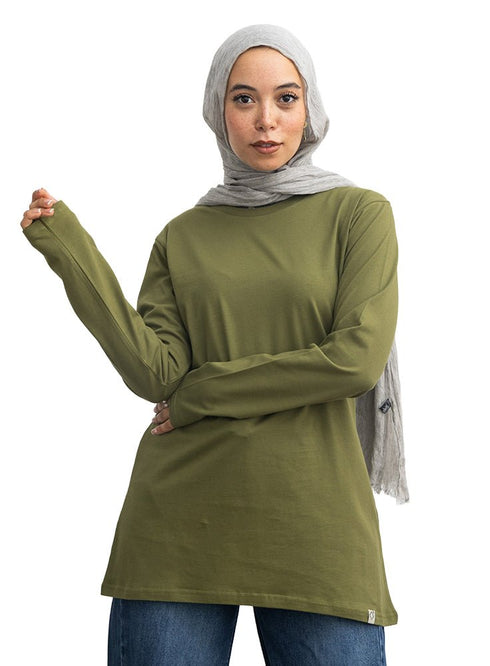 Smoke Green Long-Sleeve - Khotwh