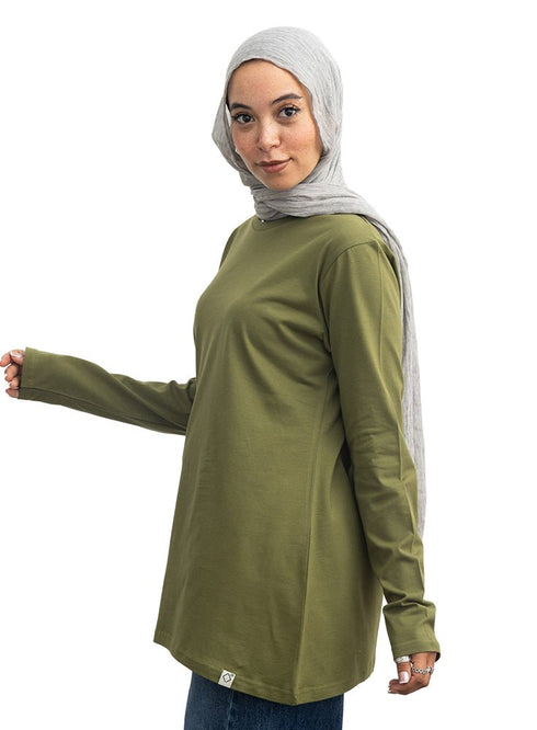 Smoke Green Long-Sleeve - Khotwh