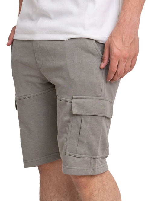 Smoke Green Melton Cargo Short - Khotwh