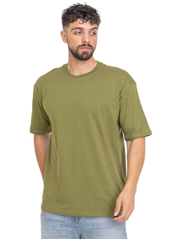 Smoke Green O.S Round T-Shirt - Khotwh