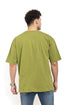Smoke Green Over Size Round T-Shirt - Khotwh
