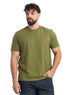 Smoke Green Relaxed Round T-Shirt - Khotwh