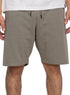 Smoke Green Zipper Melton Short - Khotwh