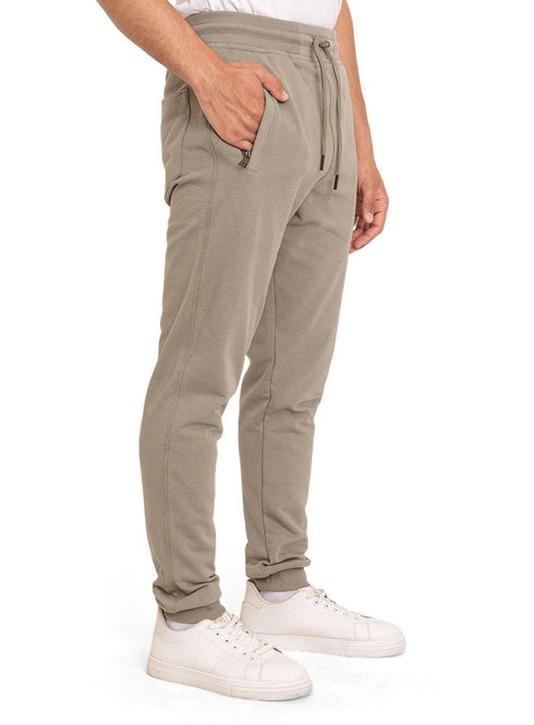 Smoke Green Zipper Sweatpant - Khotwh