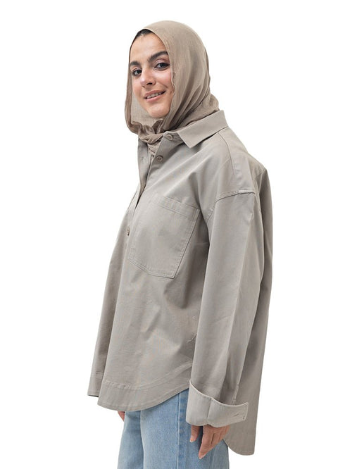 Smoke Pine Cur - Gabardine Shirt - Khotwh