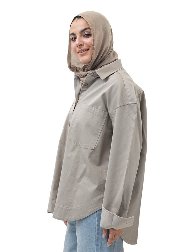 Smoke Pine Cur - Gabardine Shirt - Khotwh