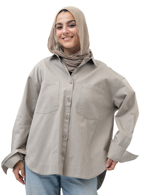 Smoke Pine Cur - Gabardine Shirt - Khotwh