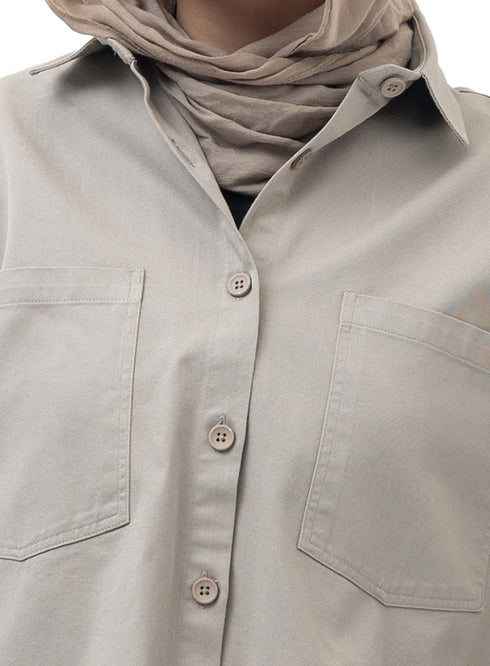 Smoke Pine Cur - Gabardine Shirt - Khotwh