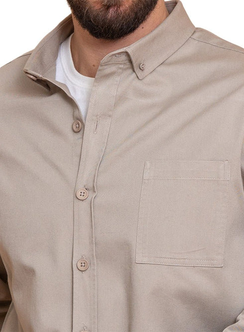 Smoke Pine Gabardine Shirt - Khotwh