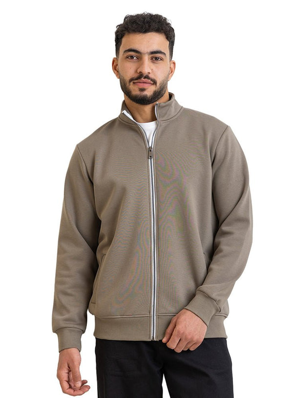Smoke Pine High Neck Sweater - Khotwh