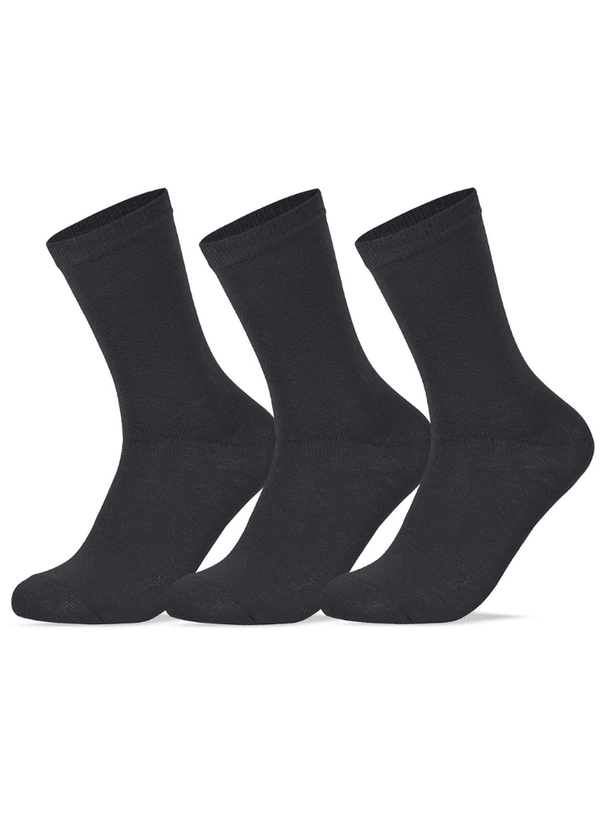 Socks 111 - W - C - B - Black - Khotwh