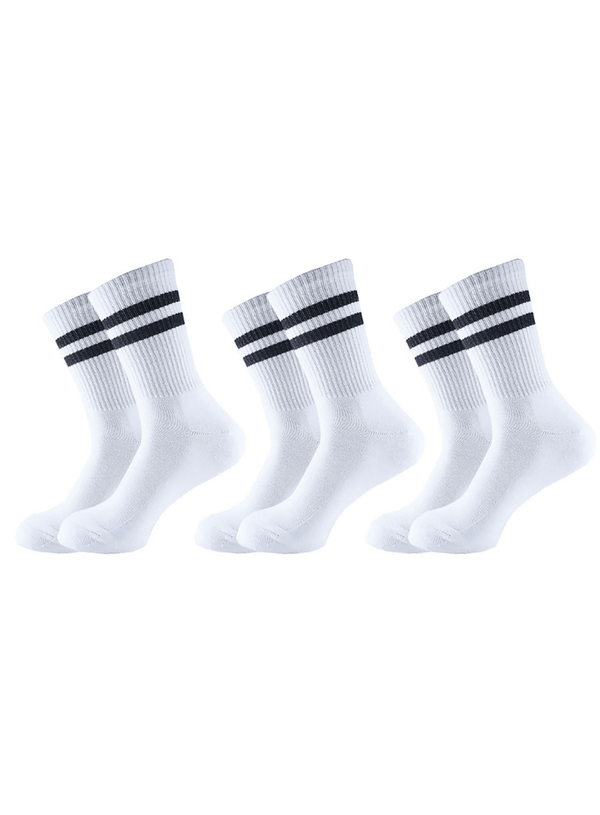 Socks 666 - M - HS - W - White - Khotwh