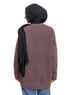 Soft Mauve Fluffy Over Size Pullover - Khotwh