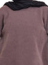 Soft Mauve Fluffy Over Size Pullover - Khotwh