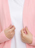 Soft Pink Basic Pocket Cardigan - Khotwh