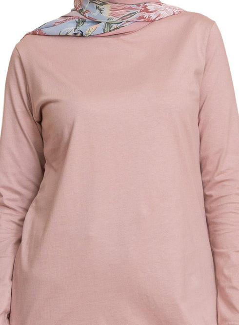 Soft Pink Cur.Long - Sleeve - Khotwh