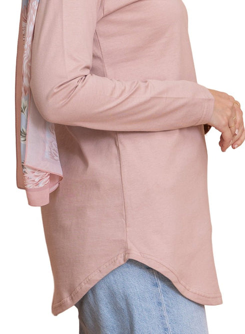 Soft Pink Cur.Long - Sleeve - Khotwh