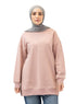 Soft Pink Long V - Over Size Sw - Round - Khotwh