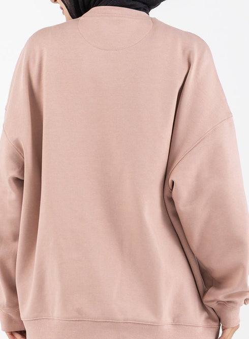 Soft Pink Melton Suit - Khotwh