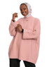Soft Pink Over Size Pullover - Khotwh