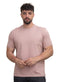 Soft Pink Relaxed Round T-Shirt - Khotwh