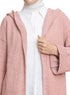 Soft Pink Velvet Cardigan - Khotwh