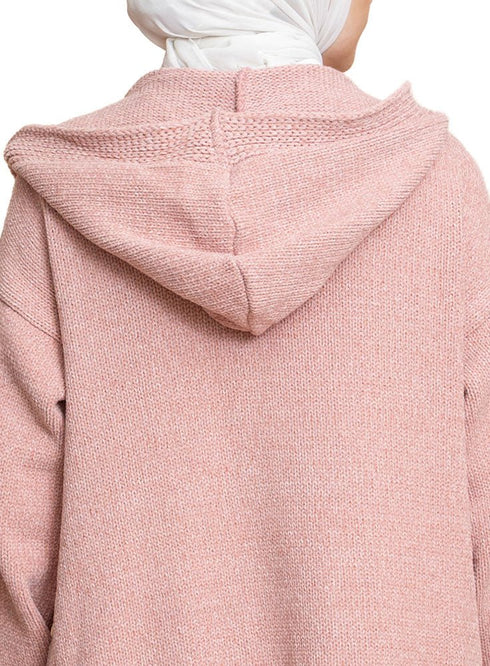 Soft Pink Velvet Cardigan - Khotwh