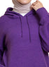Sparkle Purple Hoodie Pullover - Khotwh