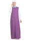 Sparkle Purple Linen Sleeveless Dress - Khotwh