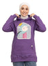 Sparkle Purple Printed - HoodieV Design 56 - Khotwh
