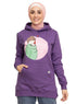 Sparkle Purple Printed - HoodieV Design 62 - Khotwh