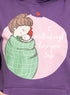 Sparkle Purple Printed - HoodieV Design 62 - Khotwh