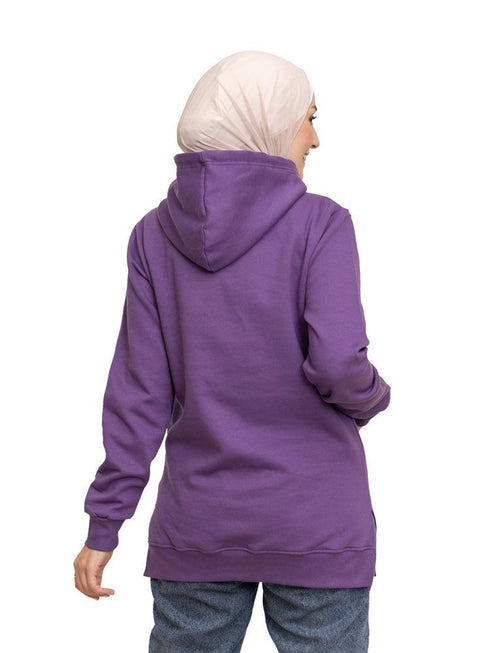 Sparkle Purple Printed - HoodieV Design 68 - Khotwh