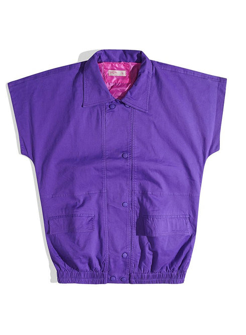 Sparkle Purple RD - Gabardine Vest - Khotwh