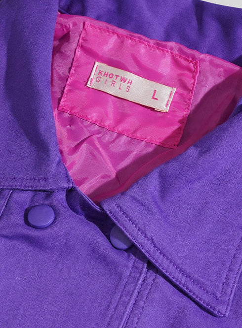 Sparkle Purple RD - Gabardine Vest - Khotwh