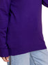 Sparkle Purple Round Knit Pullover - Khotwh