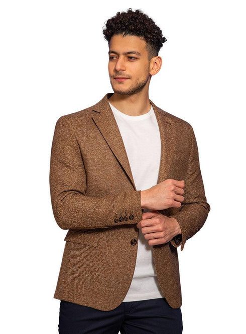 Stairs Brown Blazer - Khotwh