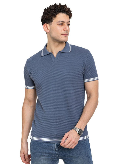 Storm Weather Design 2 - F - Polo Neck T-Shirt - Khotwh