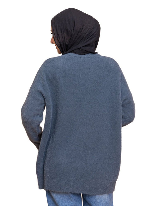 Storm Weather Fluffy Over Size Pullover - Khotwh